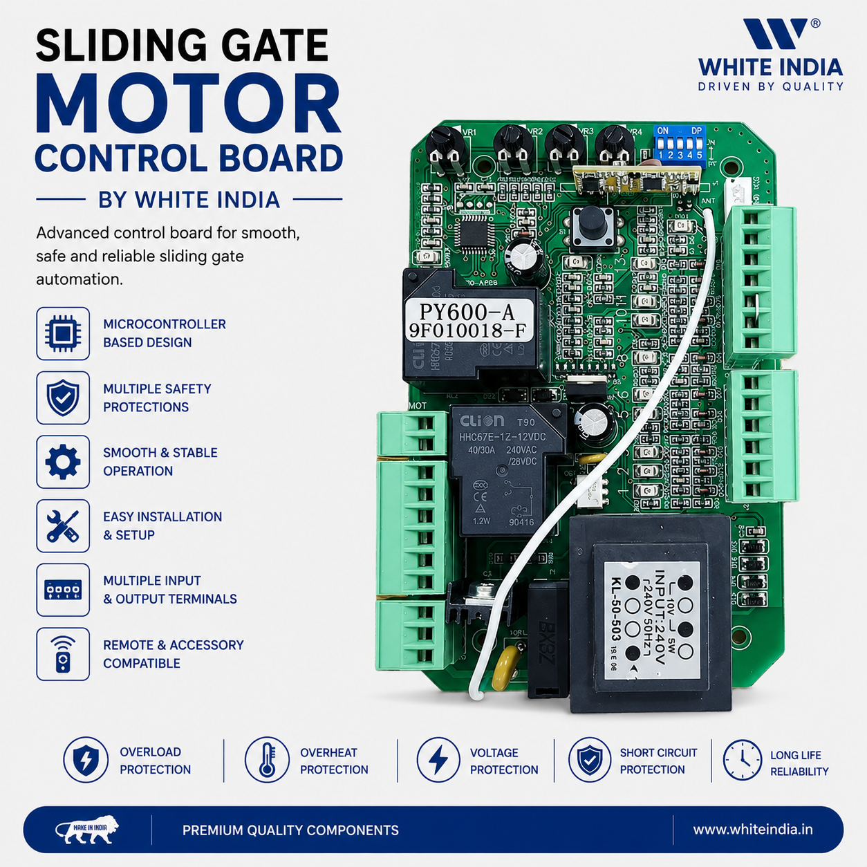 Sliding Gate Motor Control Board AC230V